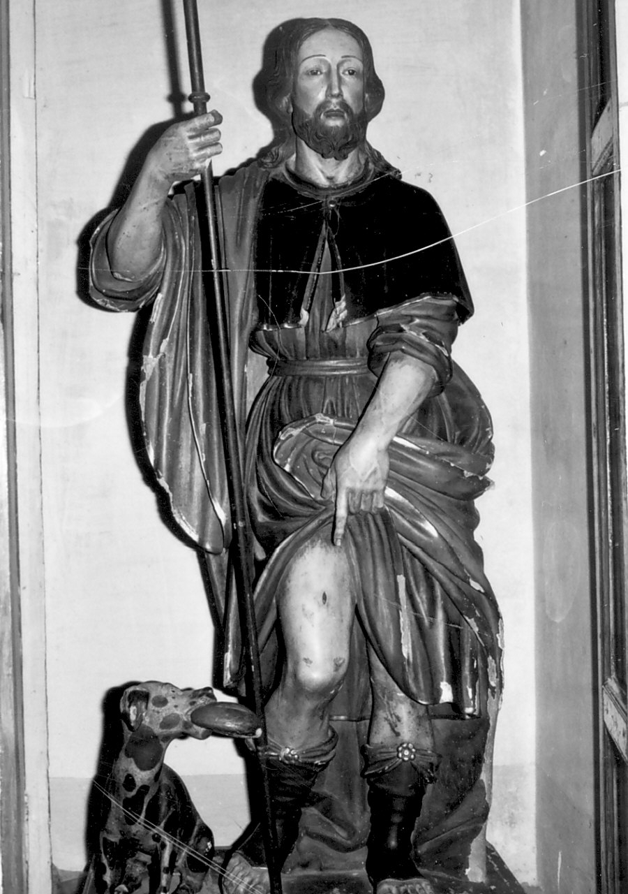 San Rocco (statua) - bottega calabrese (sec. XIX)