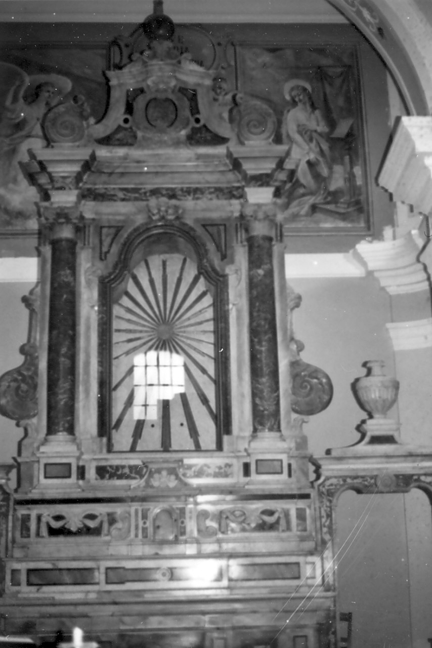 altare maggiore, opera isolata - bottega calabrese (fine/inizio secc. XVIII/ XX)