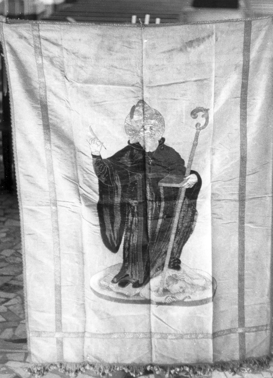 stendardo processionale - manifattura calabrese (prima metà sec. XIX)