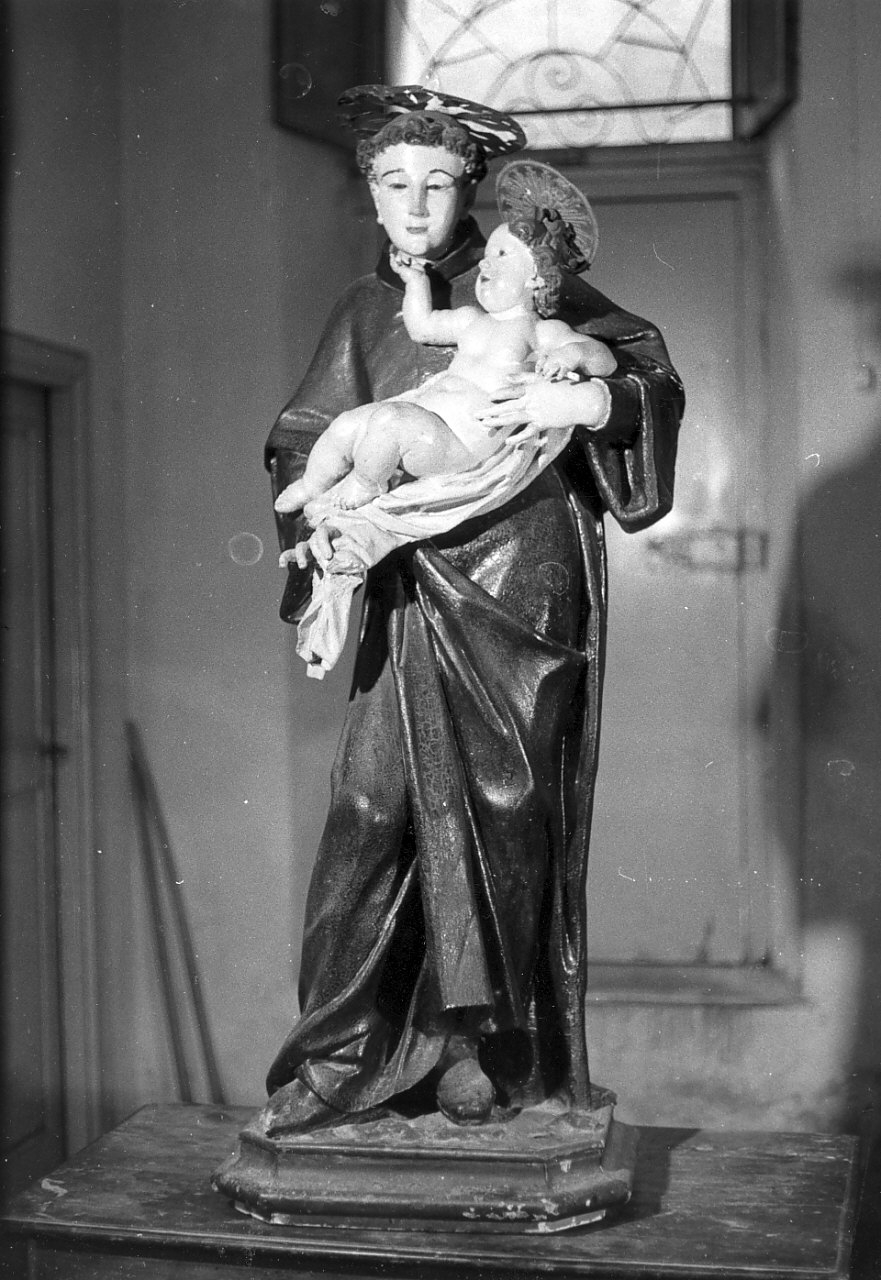 Sant'Antonio da Padova con il bambino (statua) - bottega Italia meridionale (sec. XIX)