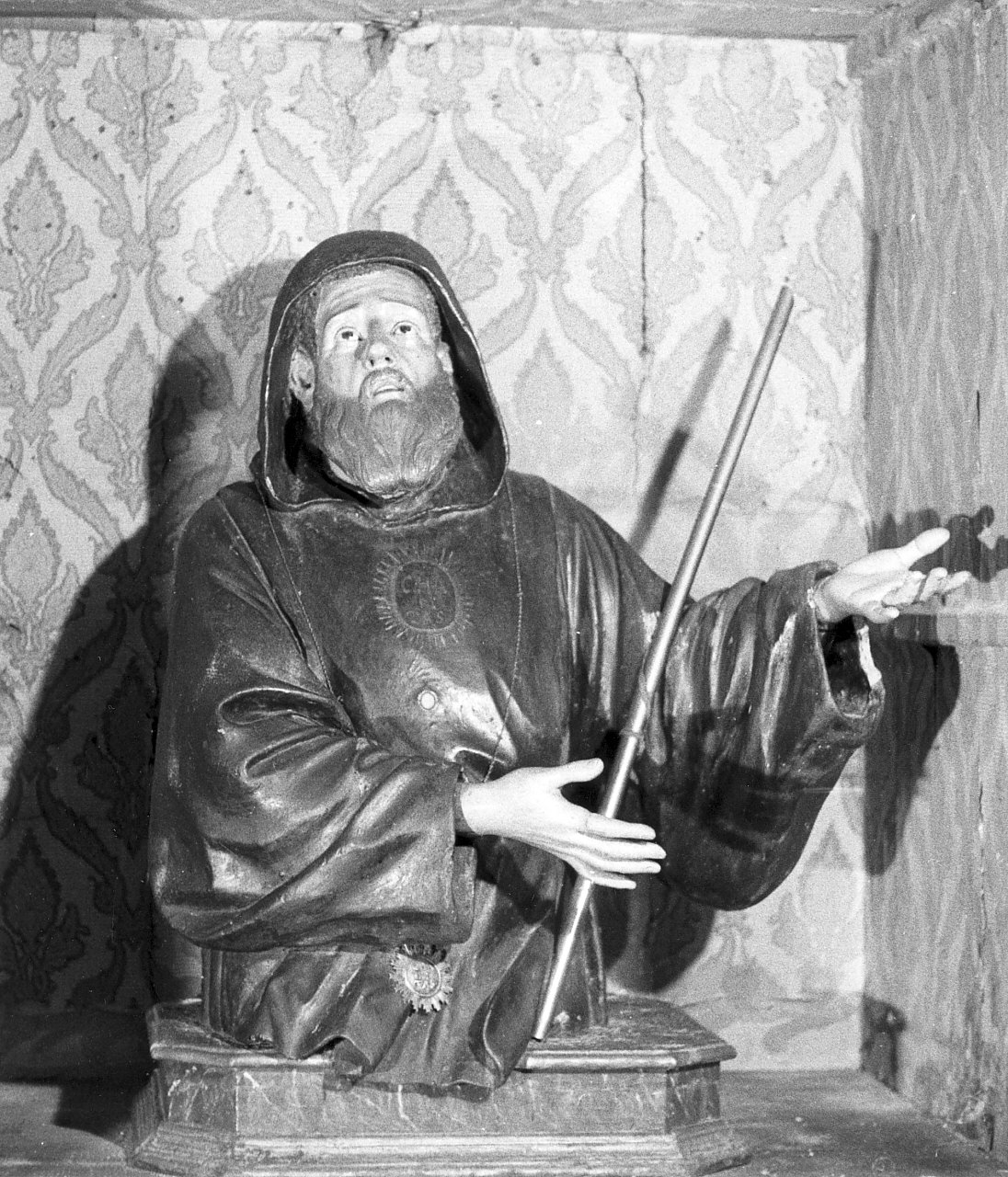 San Francesco di Paola (reliquiario - a busto) - bottega Italia meridionale (metà sec. XIX)