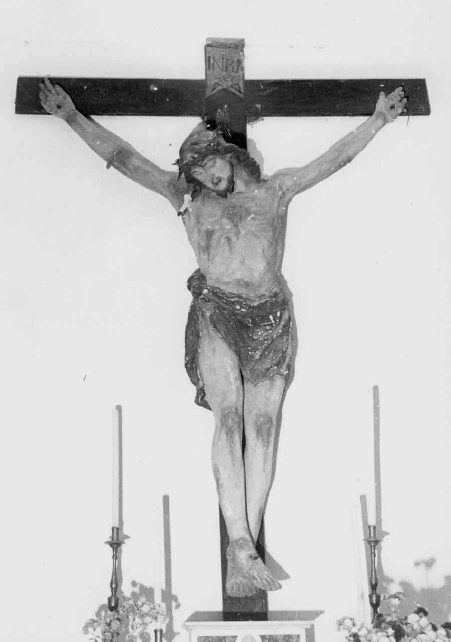 crocifisso, opera isolata - bottega Italia meridionale (prima metà sec. XIX)