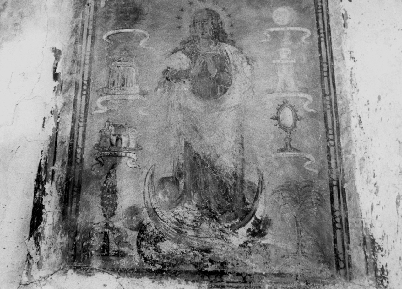 Madonna Immacolata (dipinto, opera isolata) - ambito calabrese (seconda metà sec. XVII)