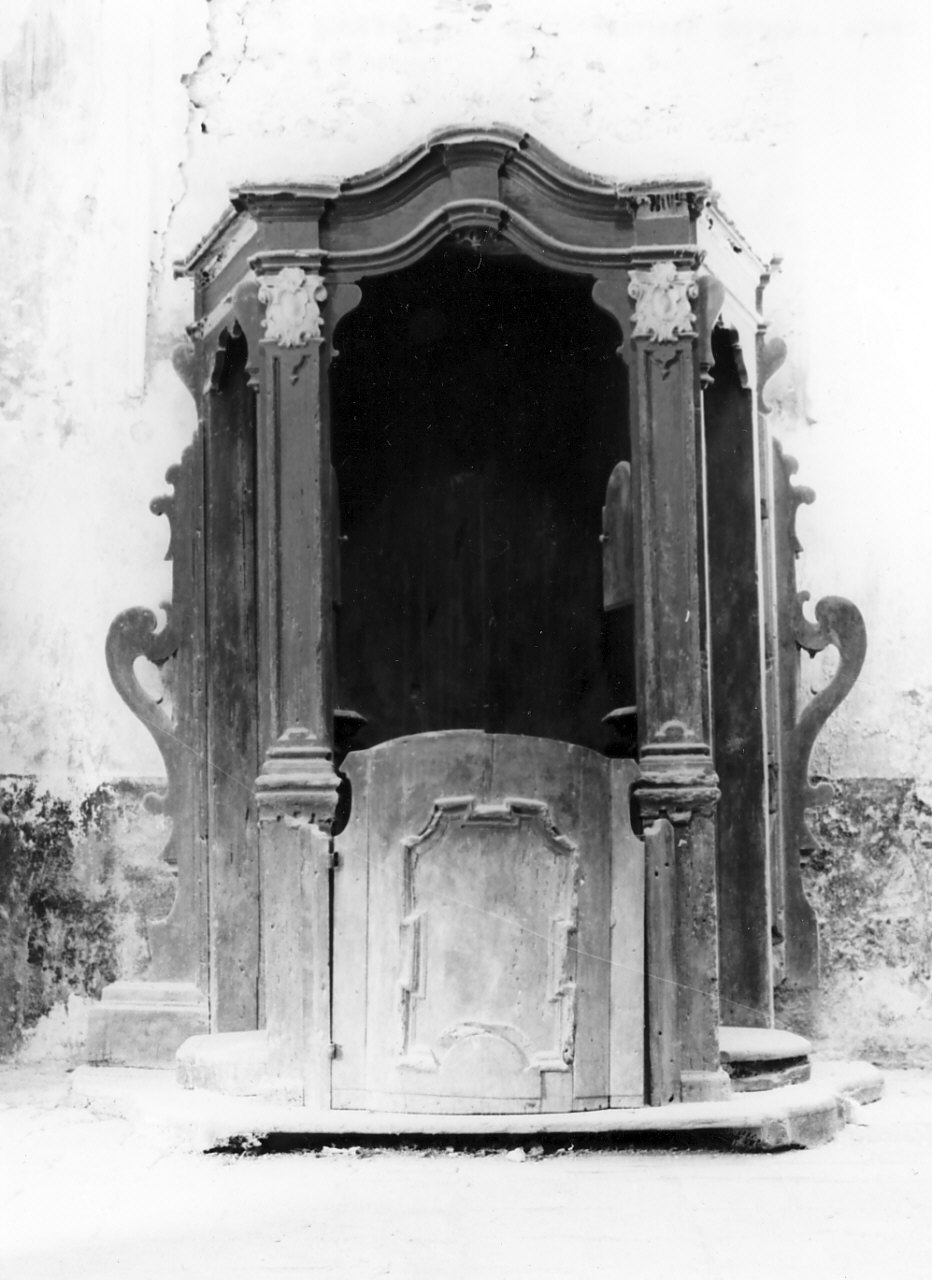 confessionale - bottega Italia meridionale (inizio sec. XIX)