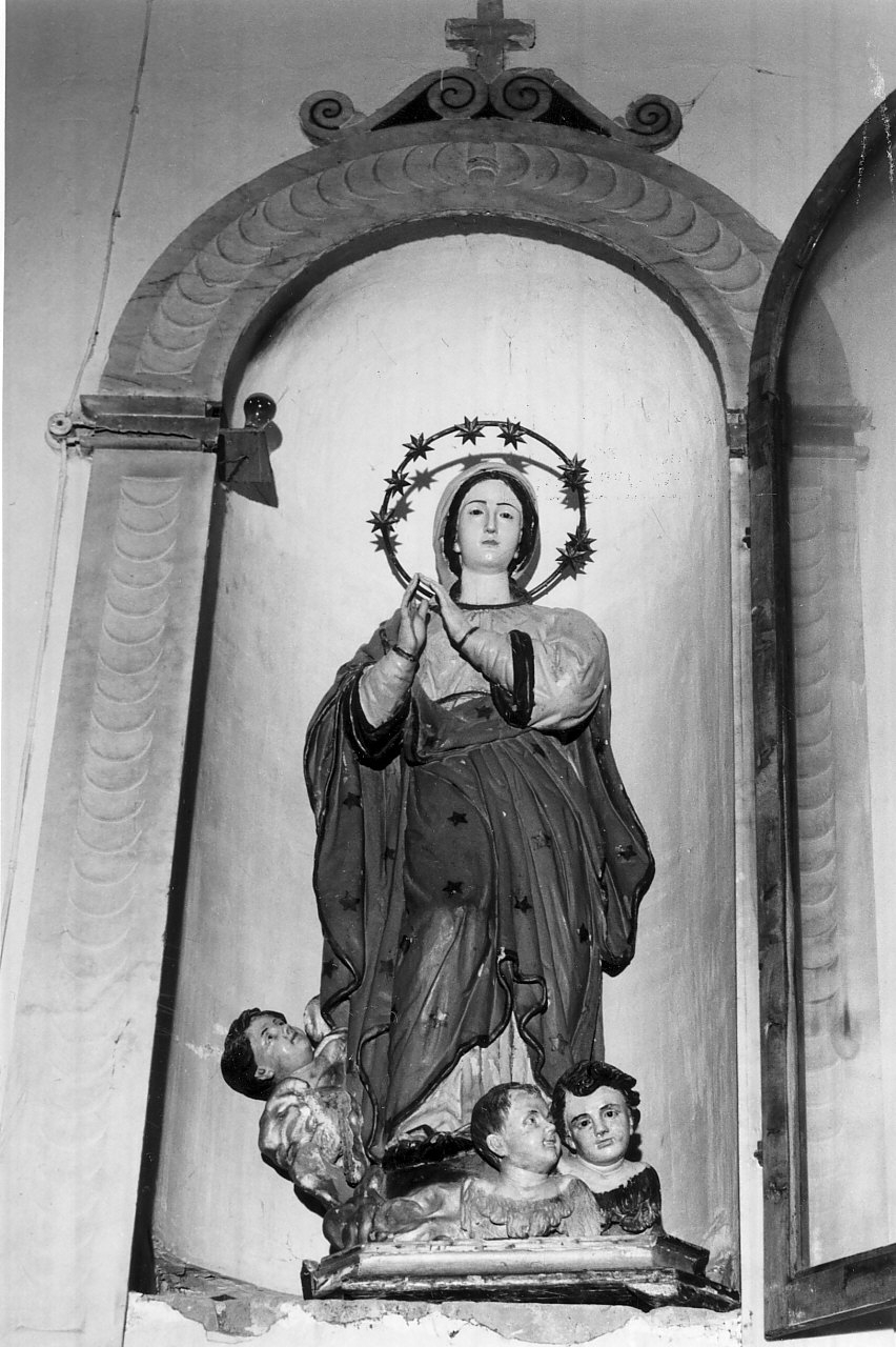 Madonna Immacolata (statua, opera isolata) - bottega Italia meridionale (sec. XVIII)