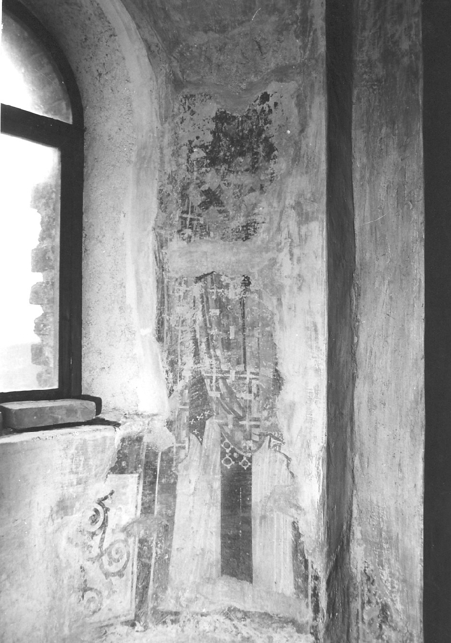 Santo vescovo (dipinto, frammento) - ambito calabrese (?) (fine/inizio secc. X/ XI)