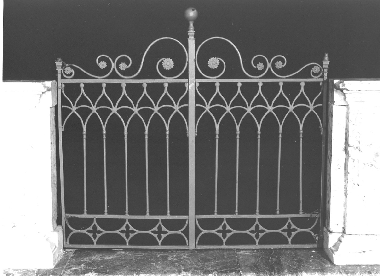 cancello di balaustrata, opera isolata - bottega Italia meridionale (prima metà sec. XX)