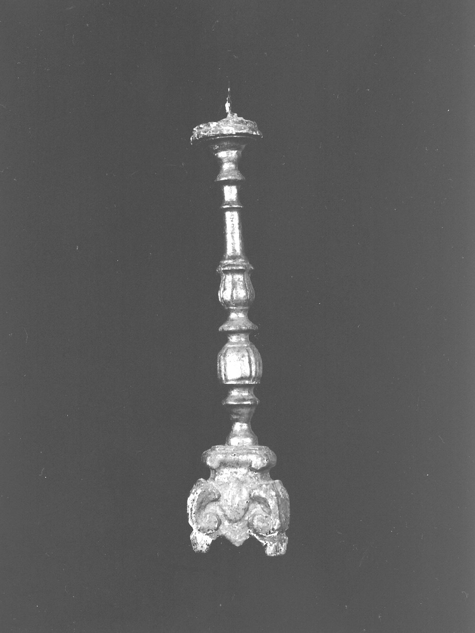 candeliere, opera isolata - bottega calabrese (?) (sec. XIX)