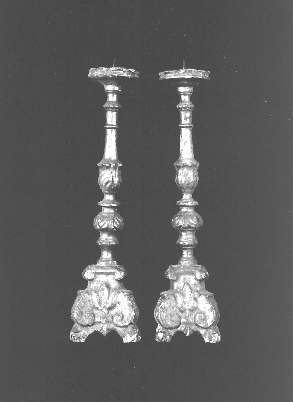 candeliere, serie - bottega calabrese (?) (sec. XIX)