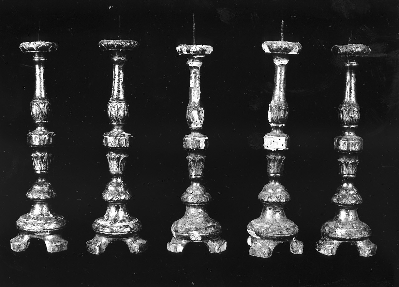 candeliere, serie - bottega calabrese (sec. XIX)