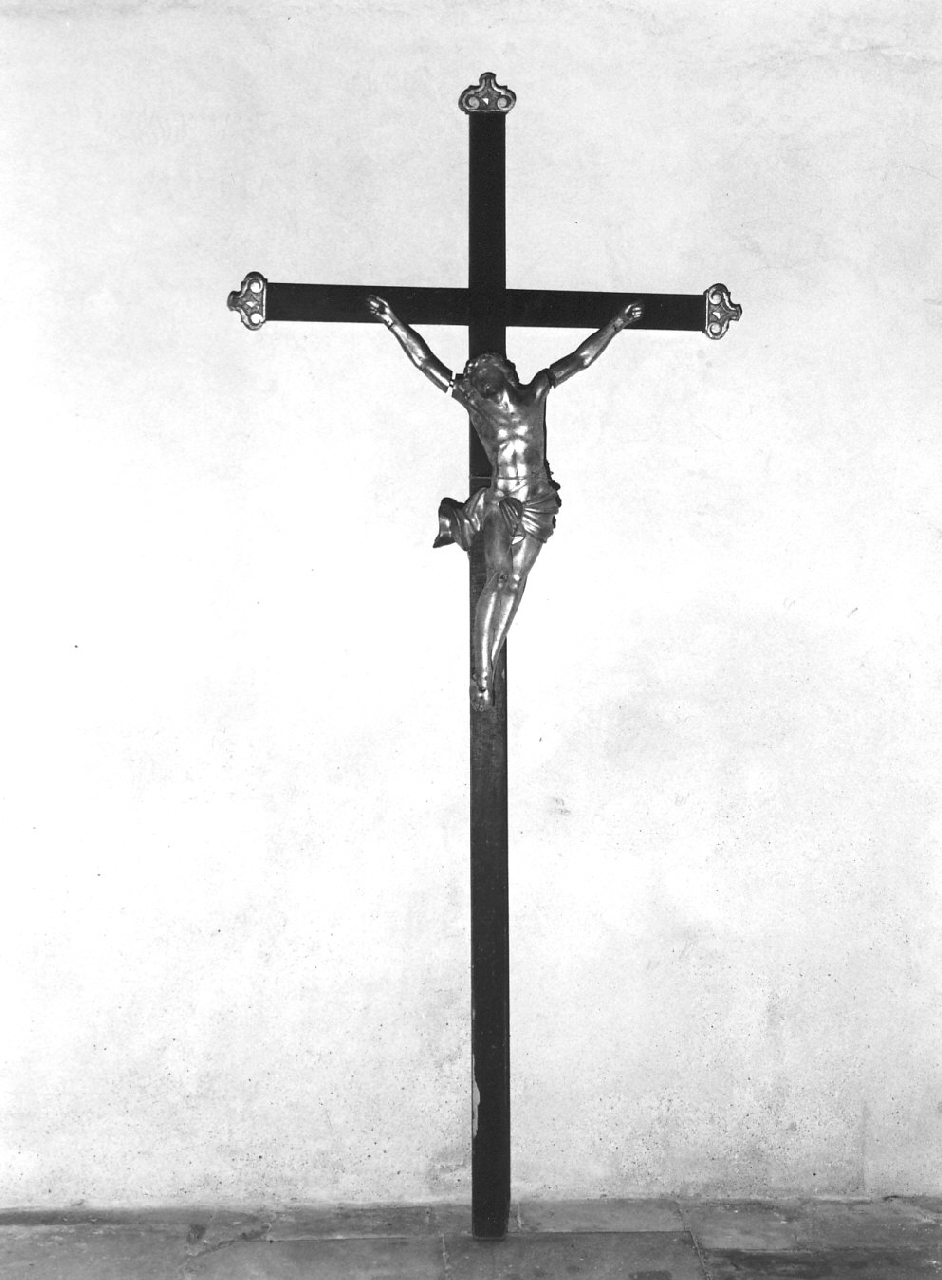 crocifisso, opera isolata - bottega Italia meridionale (sec. XIX)