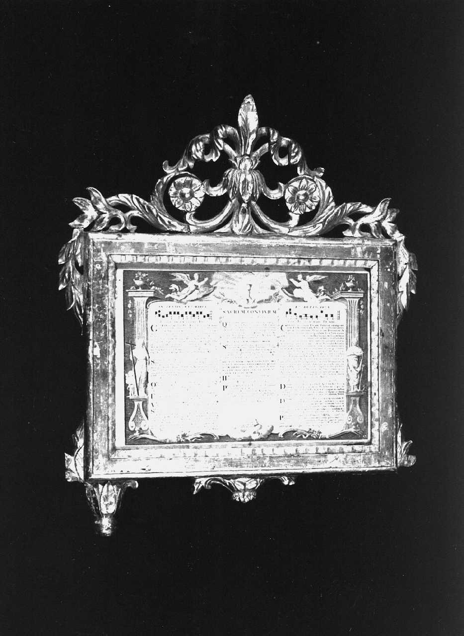 cartagloria, opera isolata - bottega calabrese (sec. XIX)