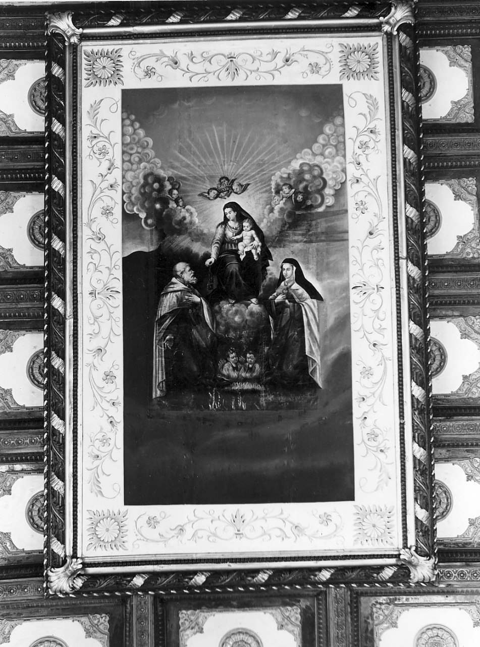 Madonna e Santi (statua, opera isolata) - ambito calabrese (sec. XVIII)