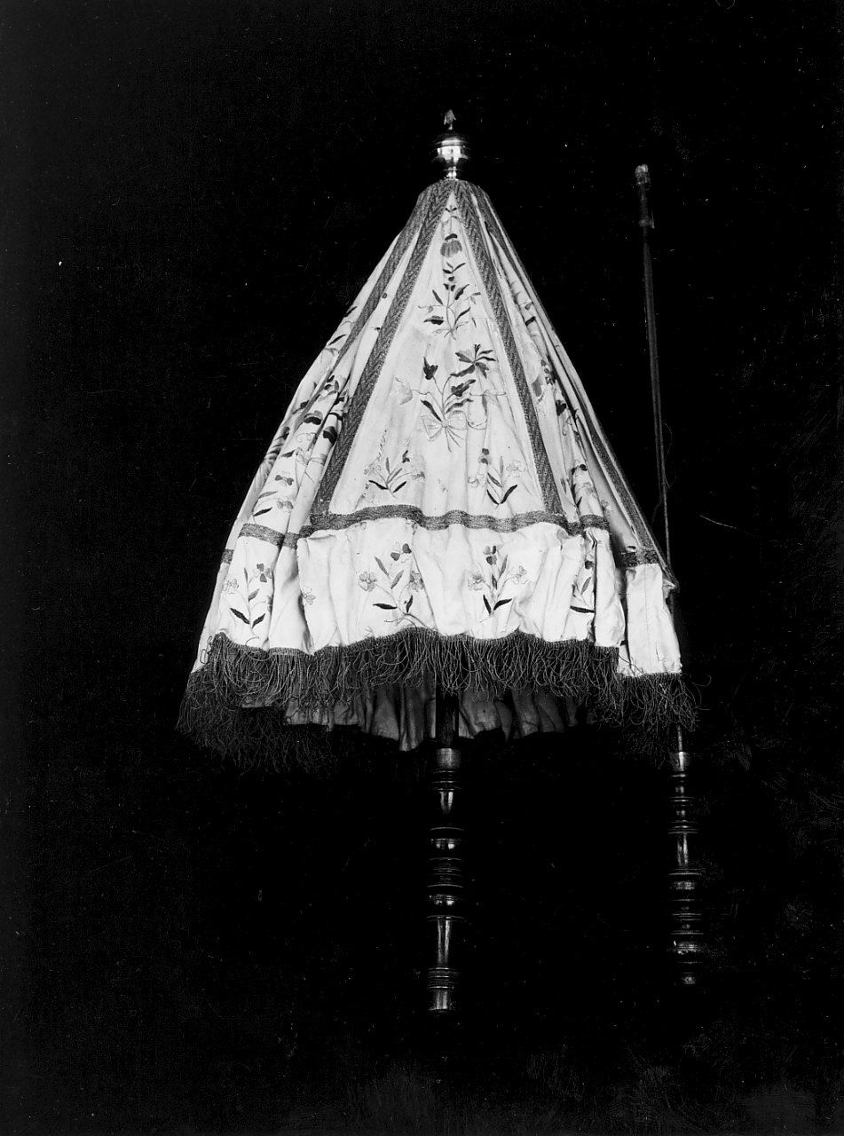 ombrellino processionale, opera isolata - manifattura calabrese (sec. XIX)