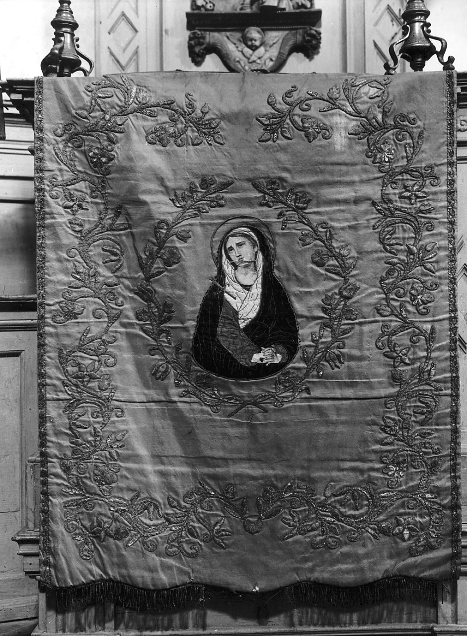Madonna Addolorata (stendardo) - manifattura calabrese (sec. XIX)