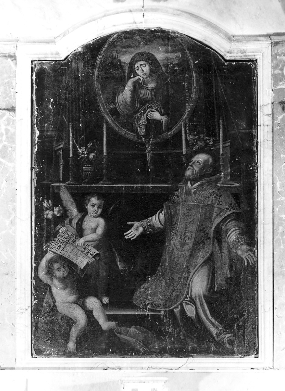 San Filippo Neri (pala d'altare) - ambito calabrese (sec. XVIII)