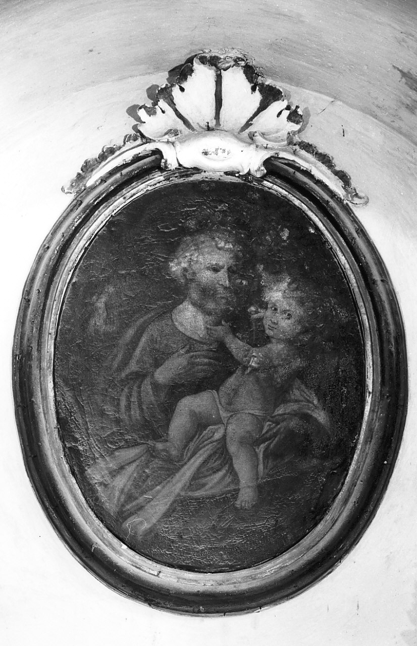 San Giuseppe e Gesù Bambino (dipinto) - ambito calabrese (sec. XVIII)