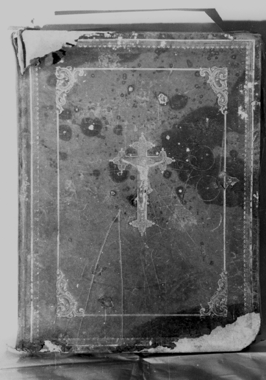 coperta di libro liturgico, opera isolata - bottega napoletana (sec. XIX)