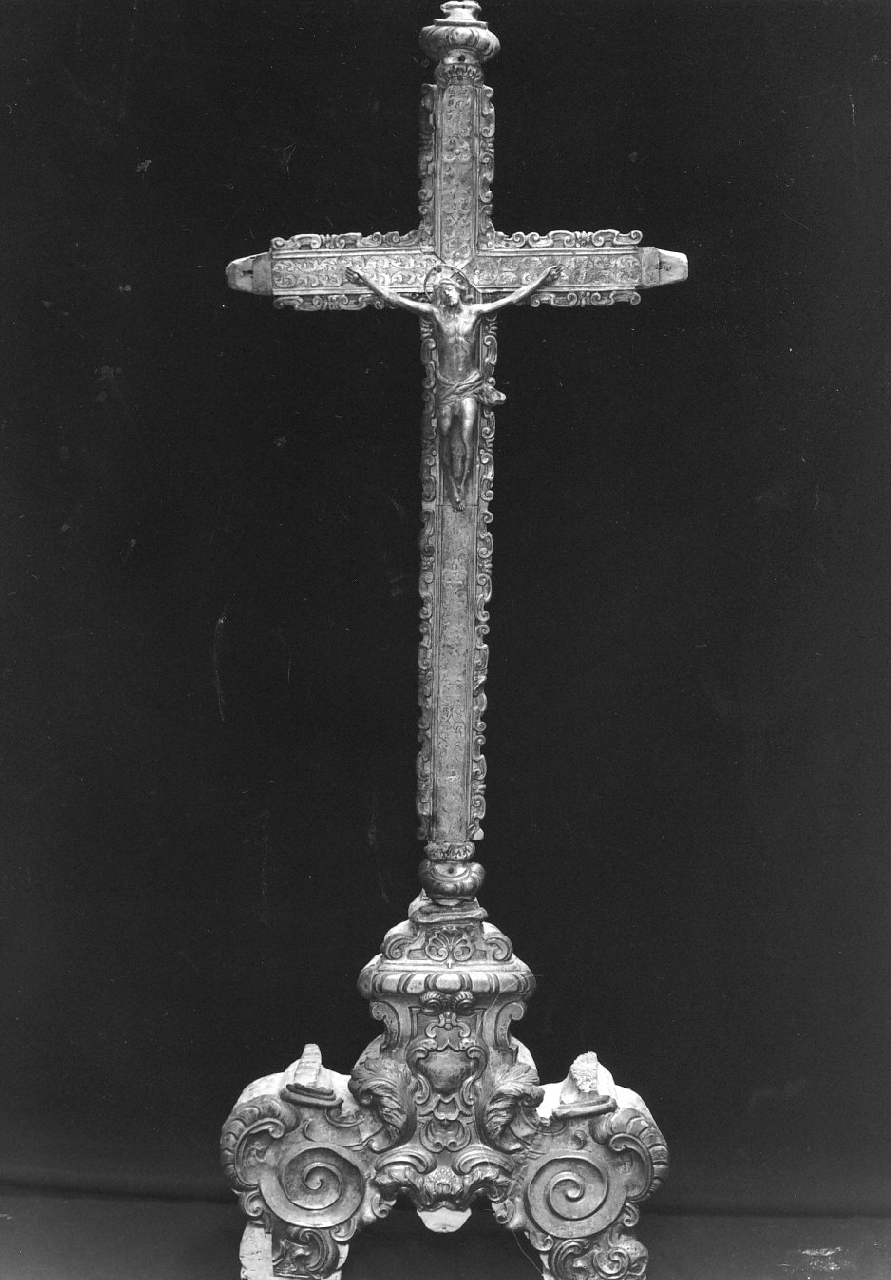 croce d'altare - bottega napoletana (sec. XVIII)
