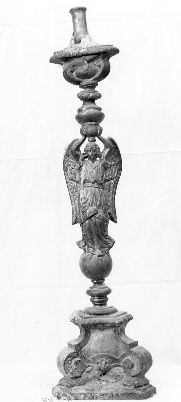 candelabro, opera isolata - bottega calabrese (sec. XIX)