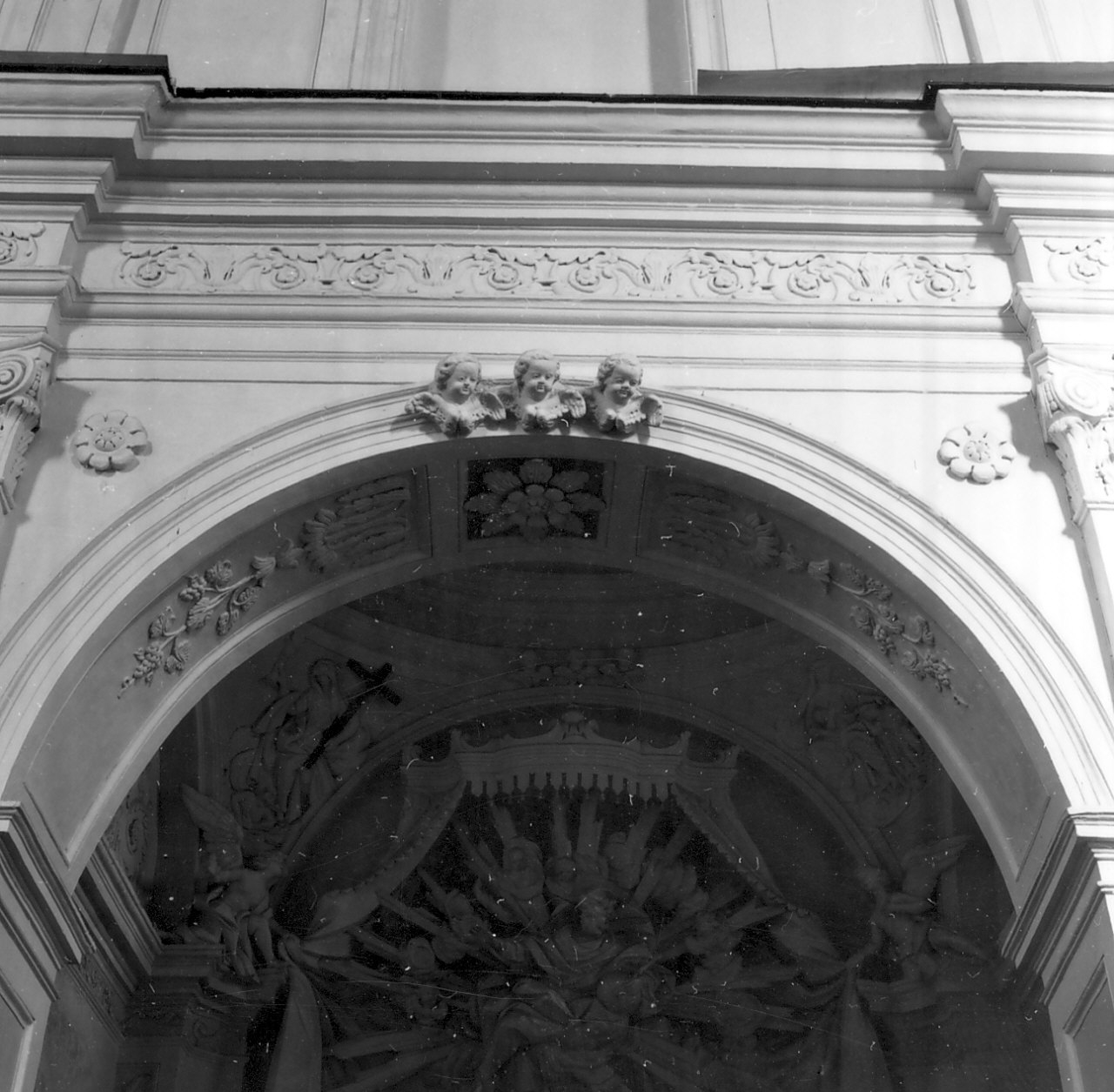 decorazione plastica, complesso decorativo - bottega calabrese (sec. XIX)