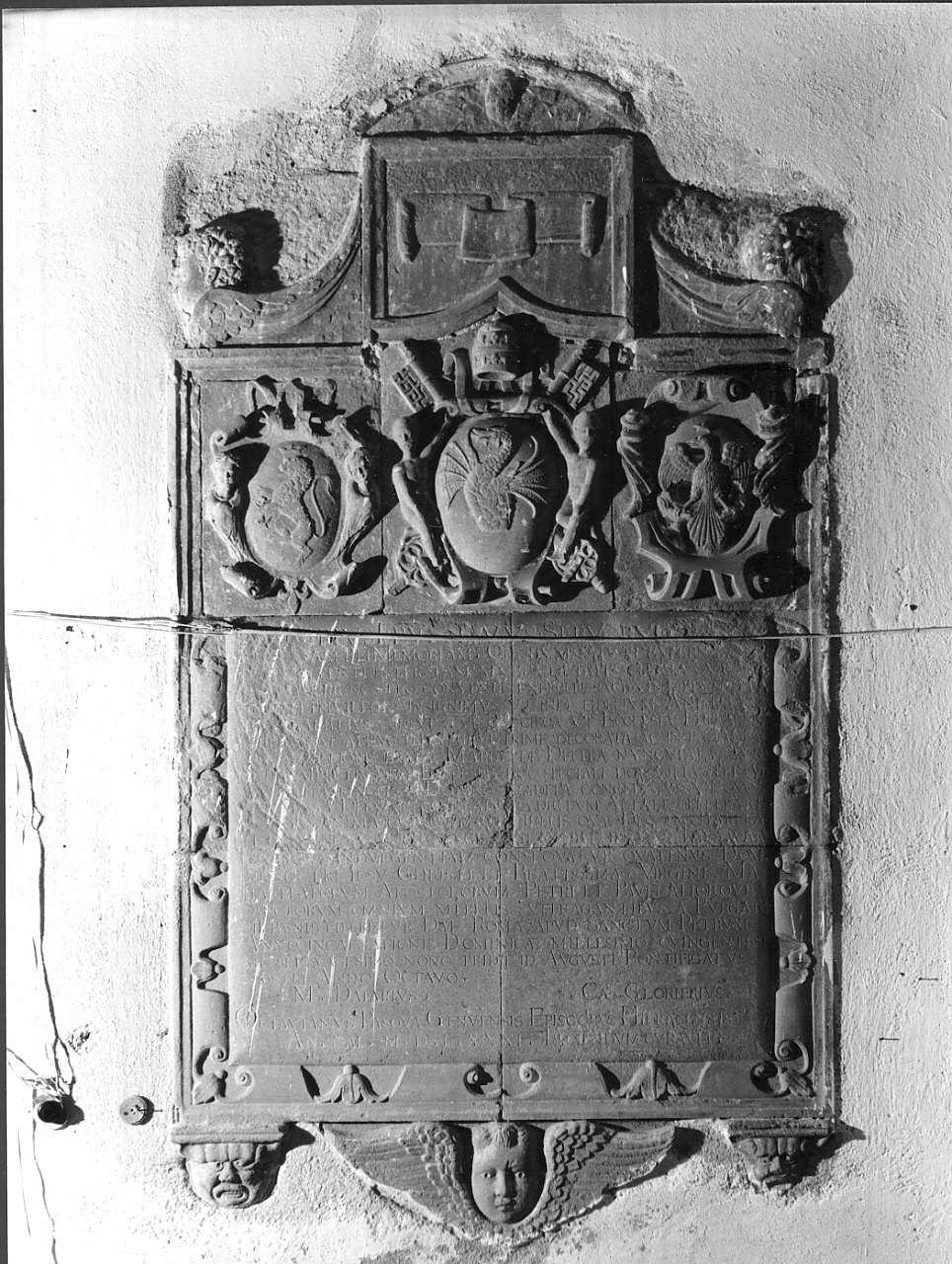 lastra, opera isolata - bottega calabrese (sec. XVI)