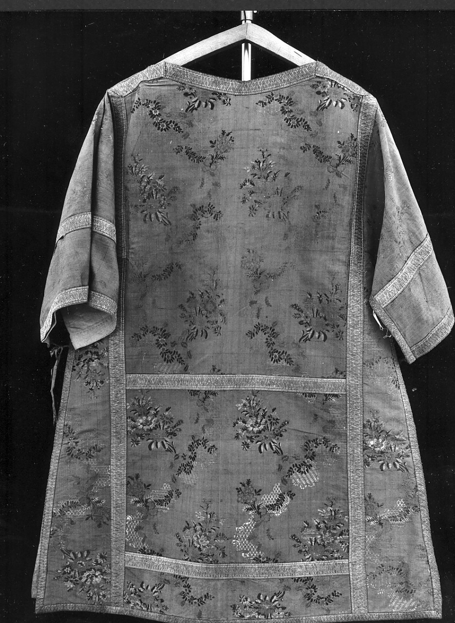 tunicella, elemento d'insieme - manifattura calabrese (sec. XVIII)