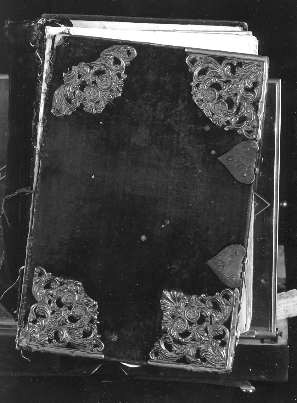 coperta di libro liturgico, opera isolata - bottega calabrese (sec. XIX)