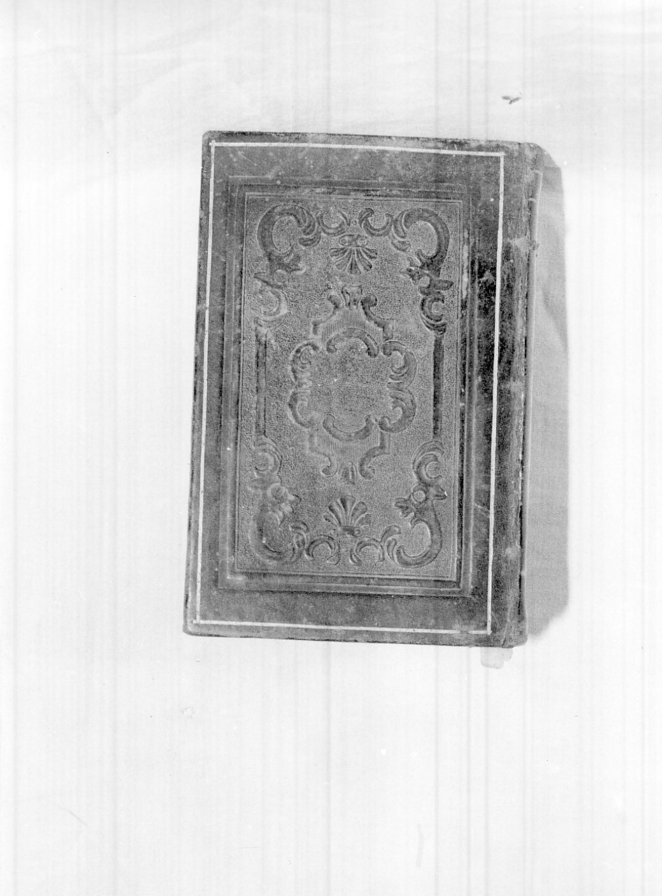 coperta di libro liturgico, opera isolata - bottega Italia meridionale (sec. XIX)