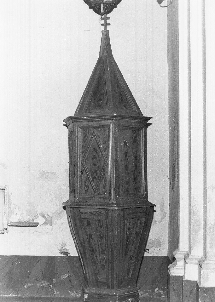 fonte battesimale, opera isolata - bottega Italia meridionale (sec. XIX)