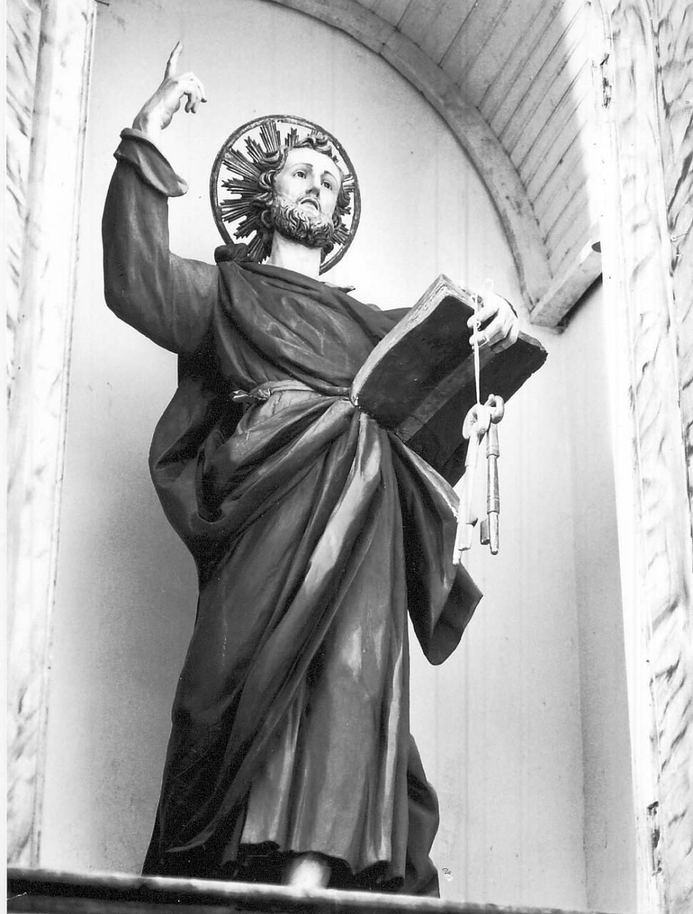 San Pietro (statua, opera isolata) - bottega Italia meridionale (prima metà sec. XIX)