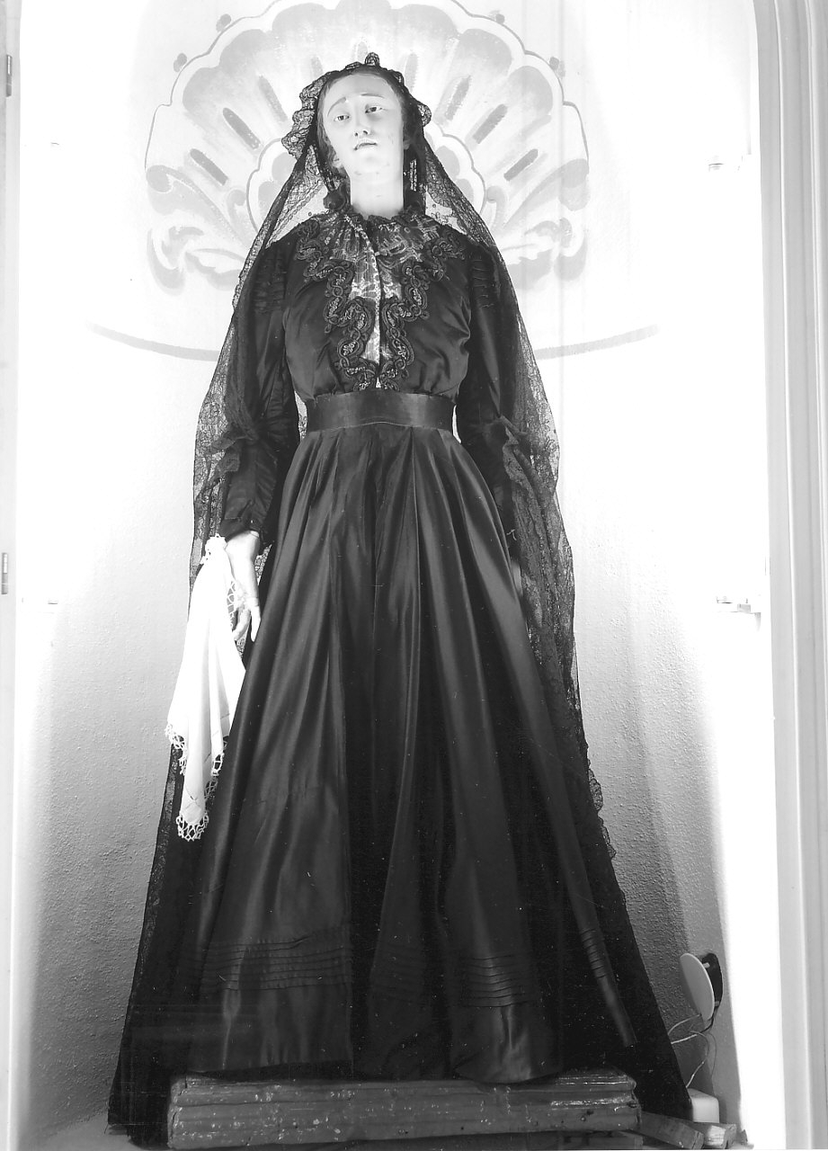 Madonna Addolorata (manichino, opera isolata) - bottega calabrese (seconda metà sec. XIX)