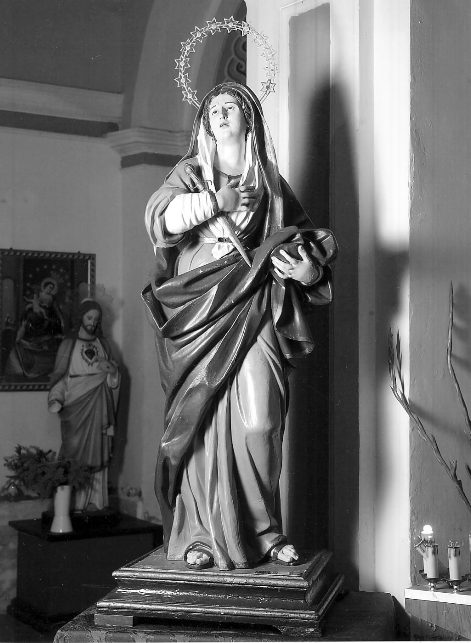 Madonna Addolorata (statua, opera isolata) - bottega calabrese (seconda metà sec. XIX)