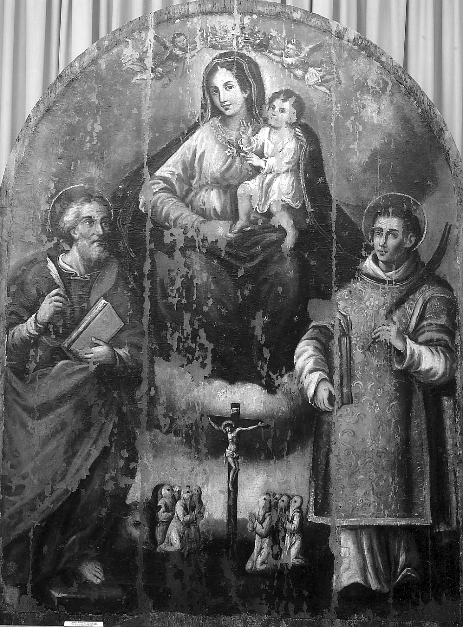 Madonna in gloria e Santi (dipinto, opera isolata) - ambito Italia meridionale (prima metà sec. XVI)