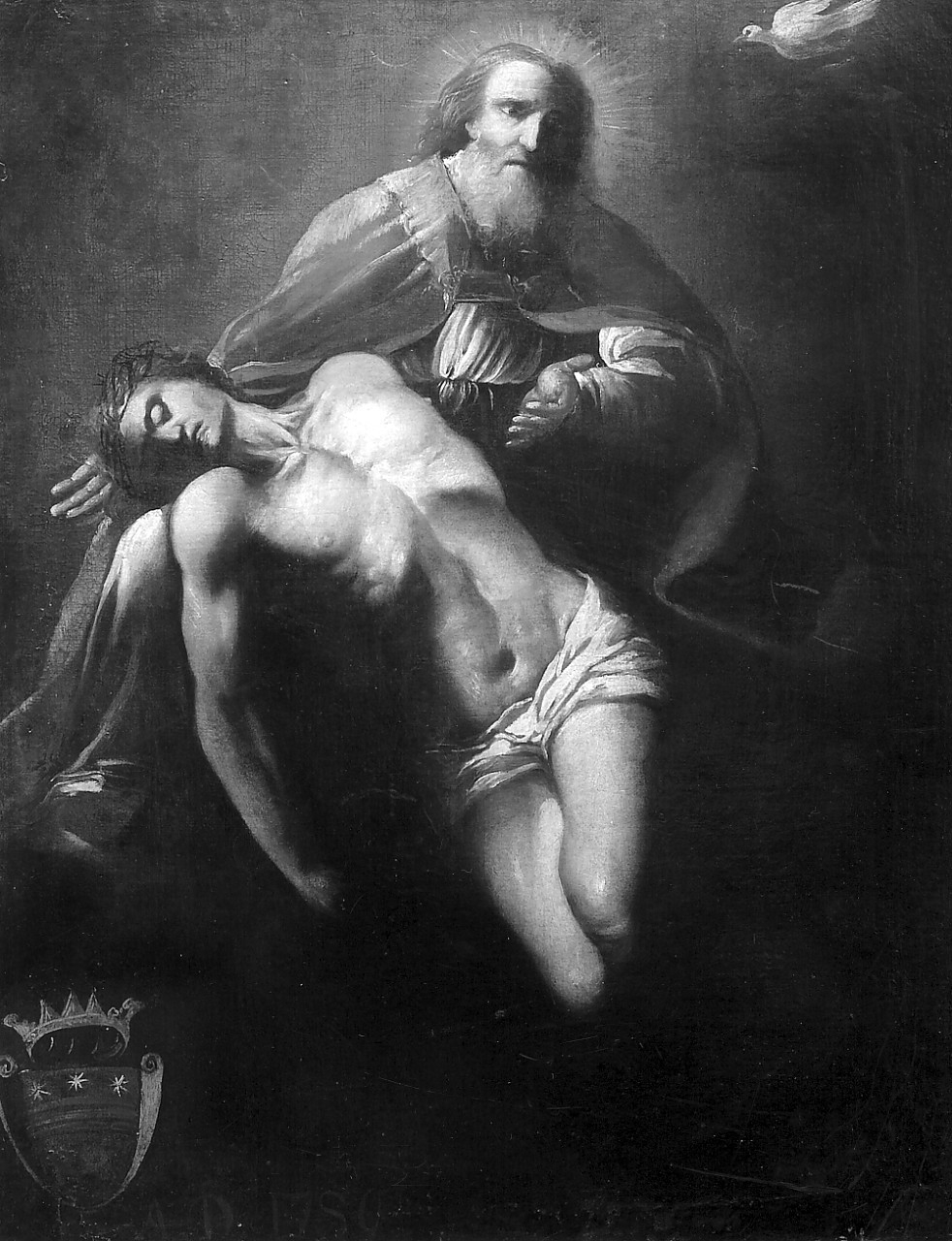 Trinità (dipinto, opera isolata) di Colelli Francesco (seconda metà sec. XVIII)