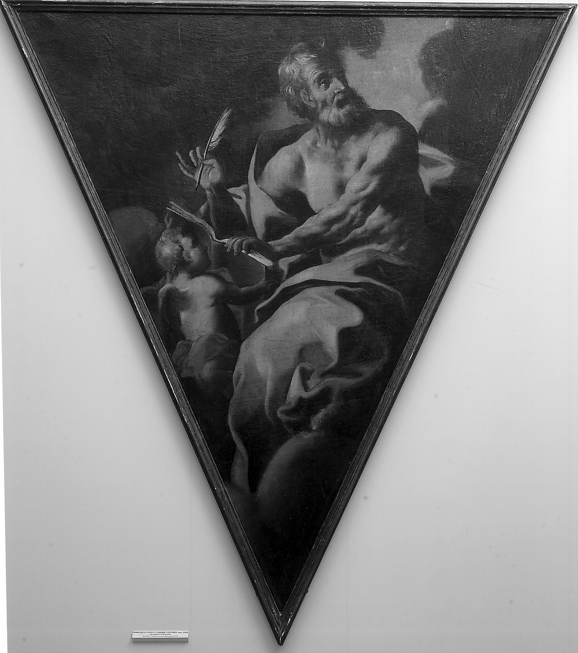 San Matteo Evangelista (dipinto, opera isolata) di Costanzo Cesare (seconda metà sec. XVIII)