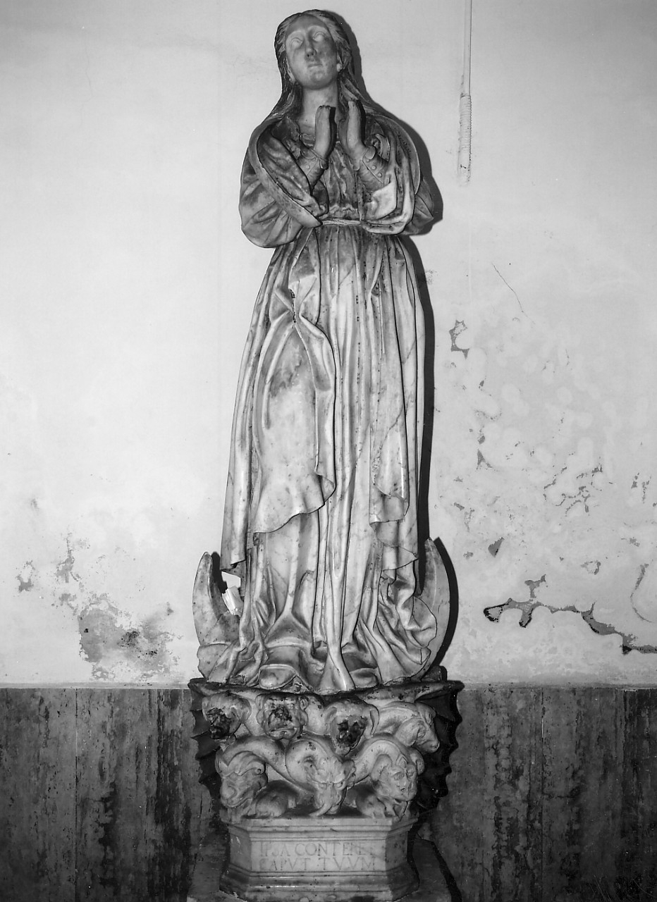 Immacolata concezione (statua, opera isolata) di Mercurio Vincenzo (sec. XVII)