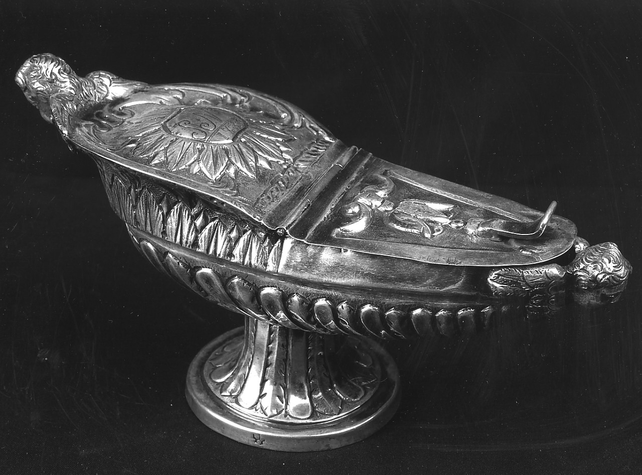 navicella portaincenso - a galeone, opera isolata di Pane Gaetano (sec. XIX)