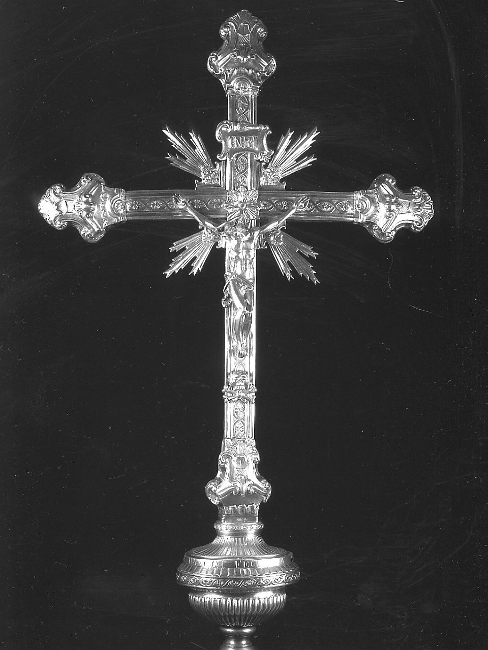 croce processionale, opera isolata di Salzano Pietro (sec. XIX)