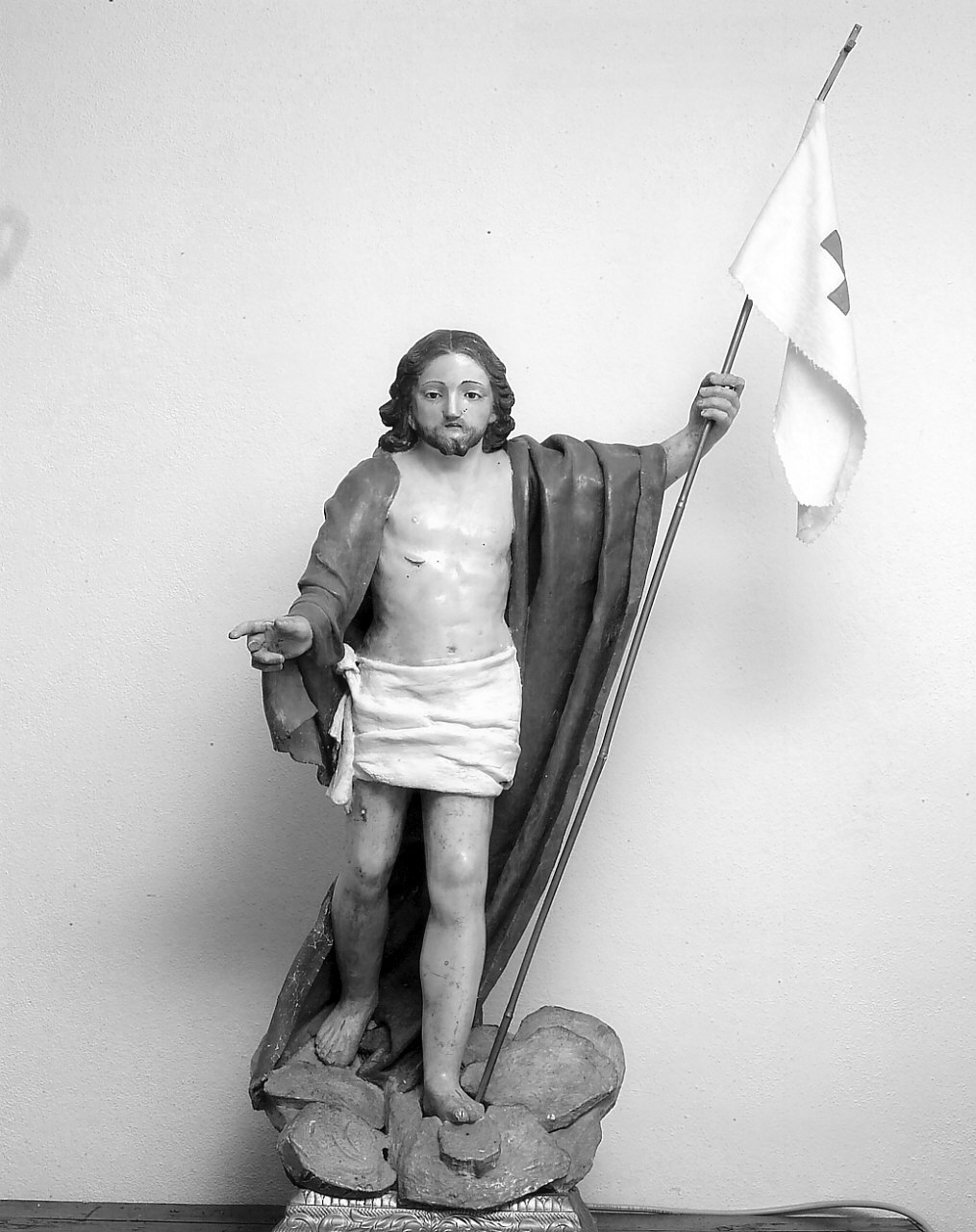 Cristo risorto (statua, opera isolata) - bottega calabrese (fine/inizio secc. XIX/ XX)