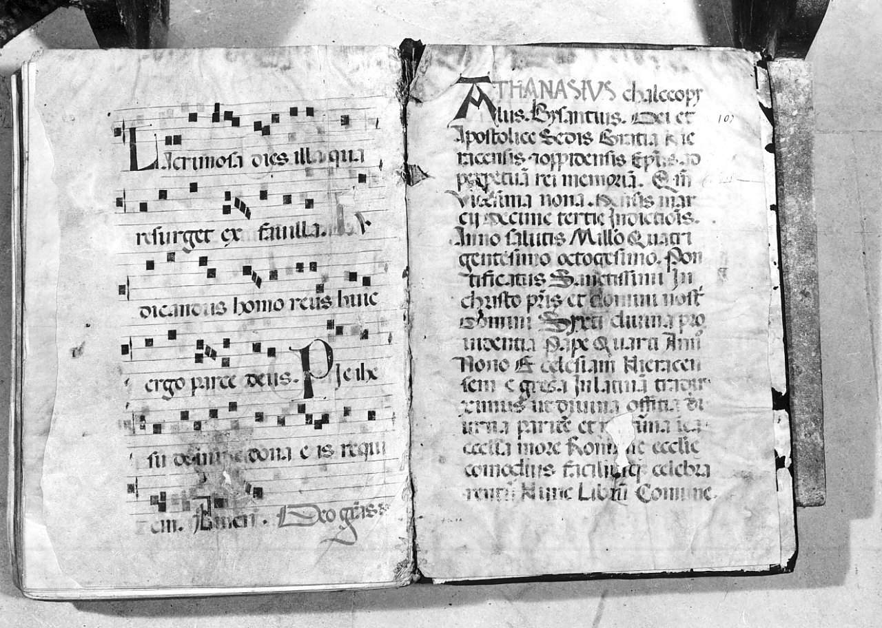 messale cantato - bottega Italia meridionale (sec. XV)