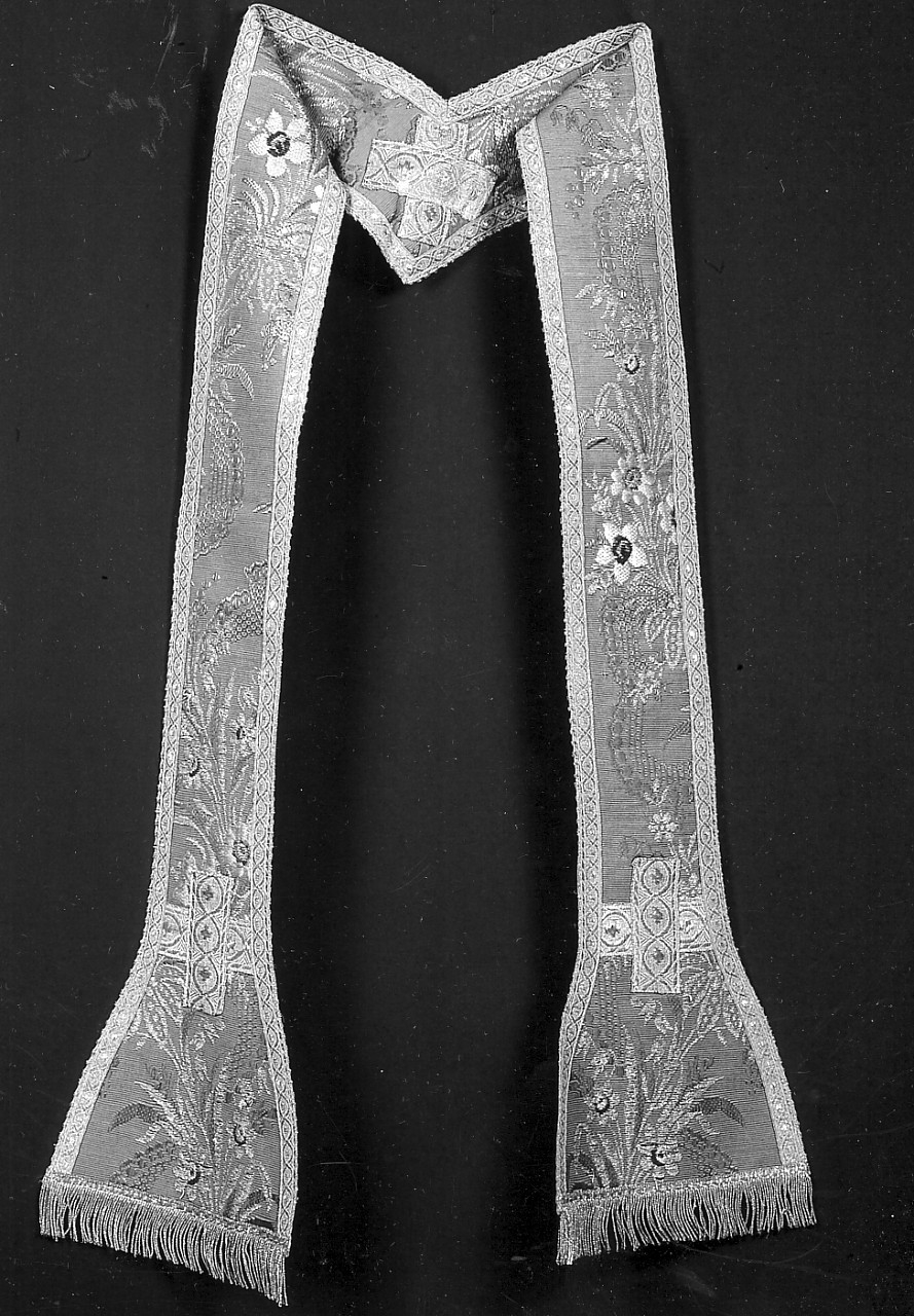 stola, opera isolata - manifattura calabrese (sec. XX)