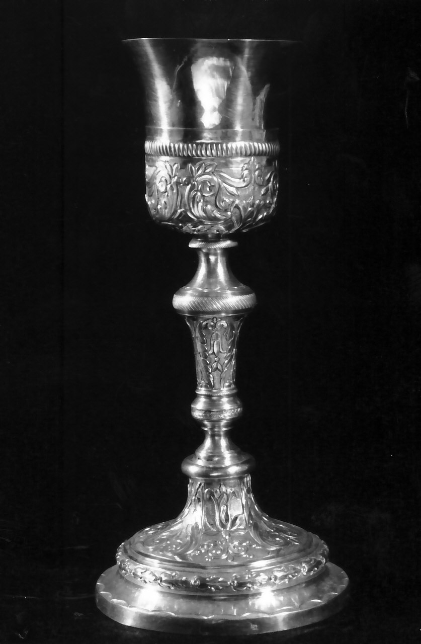 calice, opera isolata - bottega napoletana, ambito napoletano (ultimo quarto sec. XIX)