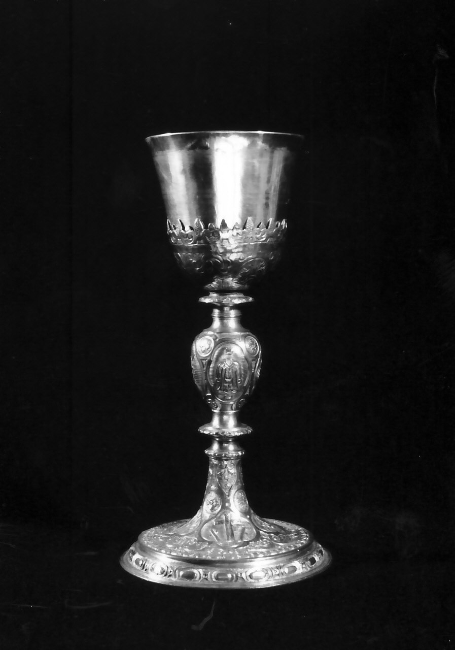 calice, opera isolata - bottega napoletana (seconda metà sec. XVIII, sec. XIX)