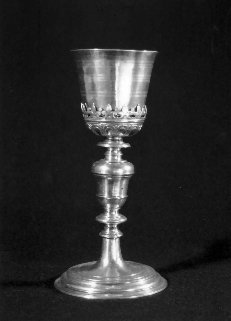 calice, opera isolata - bottega napoletana (seconda metà sec. XIX, sec. XIX)