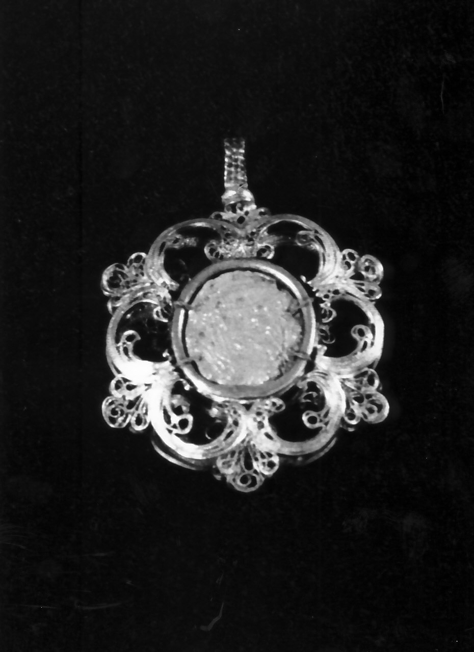 reliquiario a capsula - a medaglione, opera isolata - bottega napoletana (seconda metà sec. XVIII)