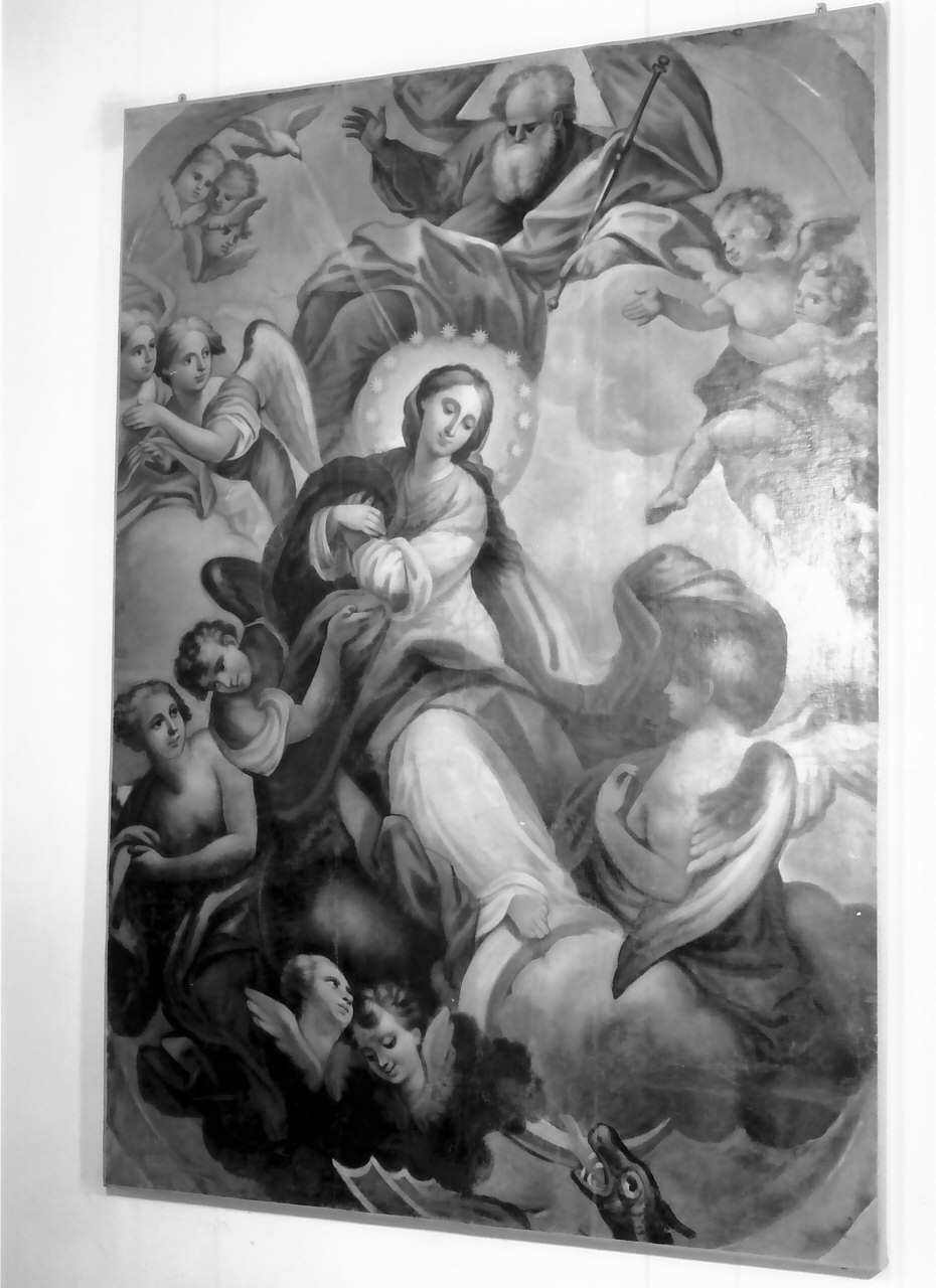 Madonna Immacolata (dipinto, opera isolata) - ambito calabrese, ambito campano (seconda metà sec. XVIII)