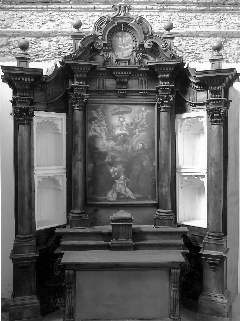 altare, complesso decorativo - bottega calabrese (primo quarto, metà sec. XVIII, sec. XVIII)
