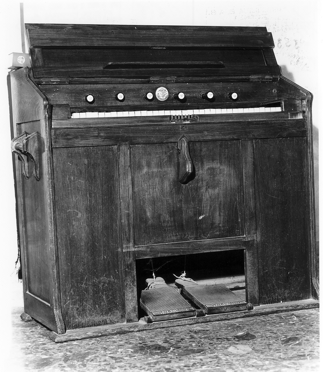 harmonium, opera isolata - bottega lombarda (inizio sec. XX)