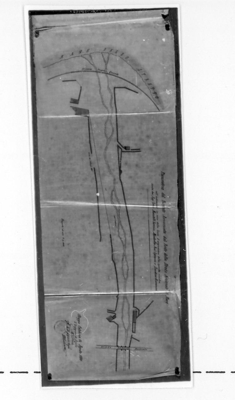 planimetria, opera isolata di Leoni B (sec. XIX)